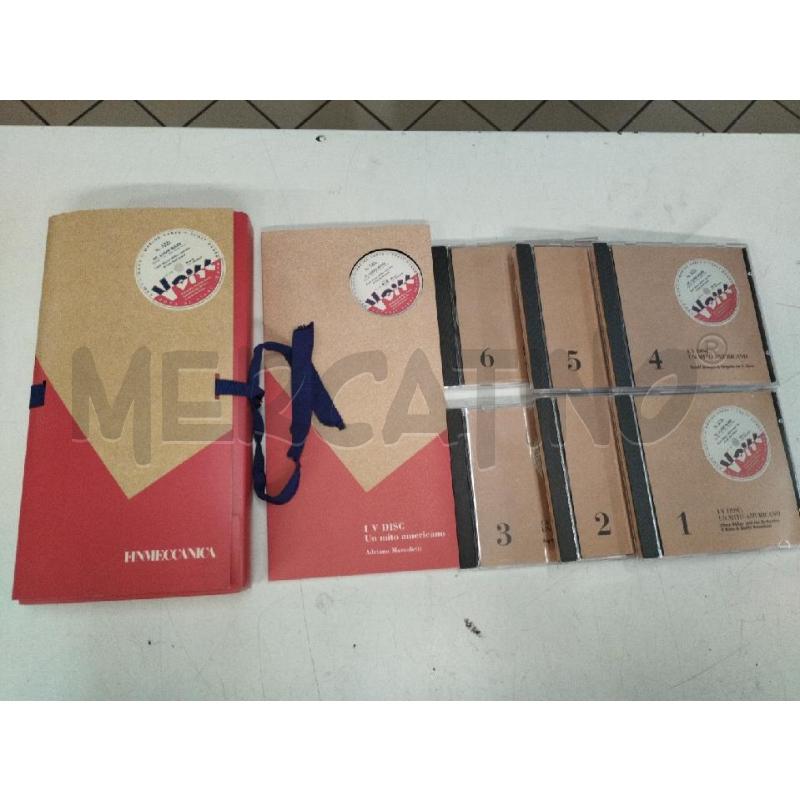 CD VDISC FINMECCANICA 6 DISCHI UN MITO AMERICANO MAZZOLETTI | Mercatino dell'Usato Roma zona marconi 1