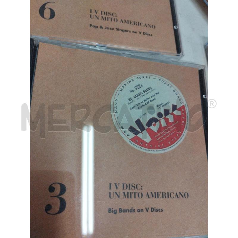 CD VDISC FINMECCANICA 6 DISCHI UN MITO AMERICANO MAZZOLETTI | Mercatino dell'Usato Roma zona marconi 4