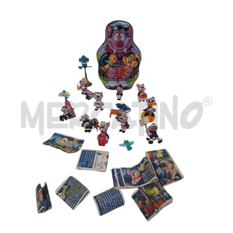 COLLEZIONE KINDER I TENEBROSI VAMPIRELLI C/SCATOLA LATTA | Mercatino dell'Usato Roma zona marconi 1
