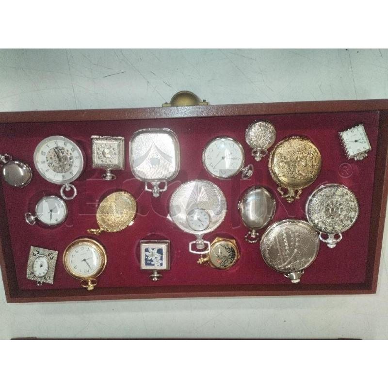 COLLEZ OROLOGI TASCA 50PZ +TECA CASSETTI | Mercatino dell'Usato Roma zona marconi 3