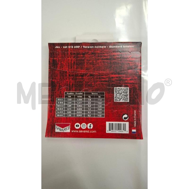 CORDE CHITARRA SAVAREZ PREMIUM  | Mercatino dell'Usato Roma zona marconi 2