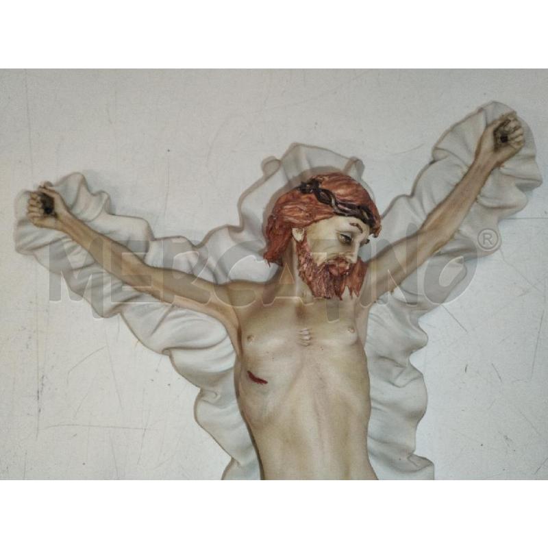 CROCIFISSO VECCHIO CAPODIMONTE MARIANI 199 | Mercatino dell'Usato Roma zona marconi 2