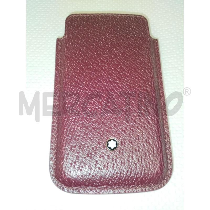 CUSTODIA MONTBLANC ROSSA IPHONE | Mercatino dell'Usato Roma zona marconi 1
