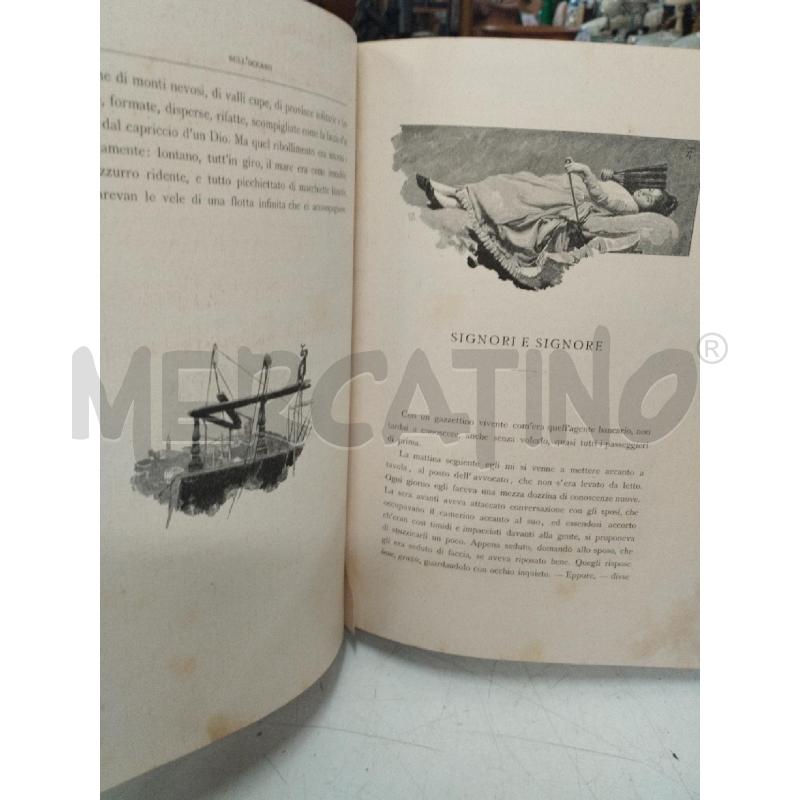 DE AMICIS SULL'OCEANO ILLUSTR A.FERRAGUTI 1890 | Mercatino dell'Usato Roma zona marconi 2