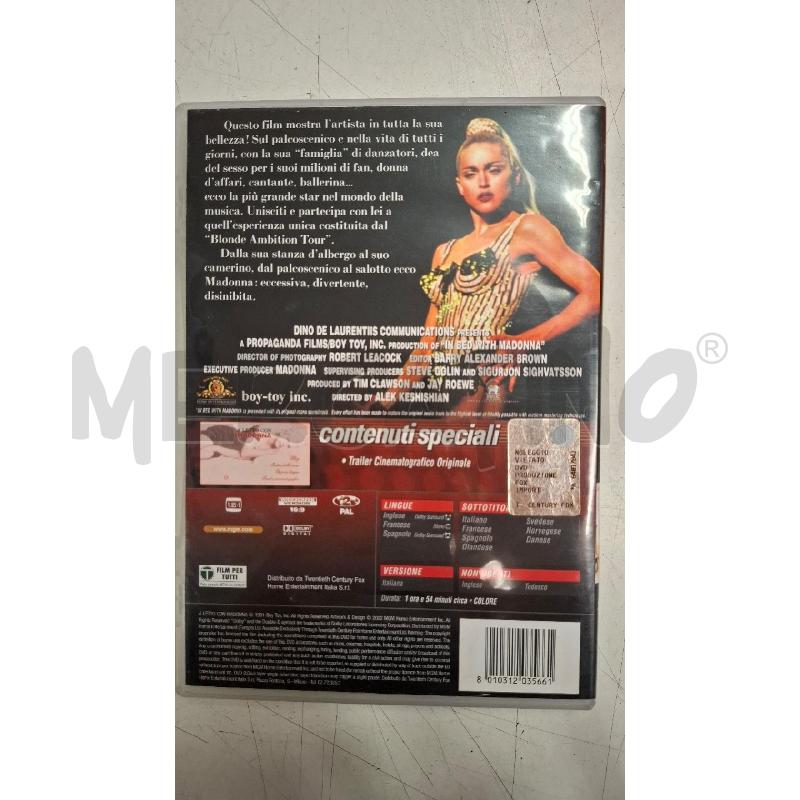 DVD A LETTO CON MADONNA | Mercatino dell'Usato Roma zona marconi 2