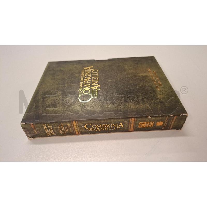 DVD COFANETTO 4 DISCHI-IL SIGNORE DEGLI ANELLI LA COMPAGNIA DELL'ANELLO SPECIAL EXTENDED EDITION | Mercatino dell'Usato Roma zona marconi 3