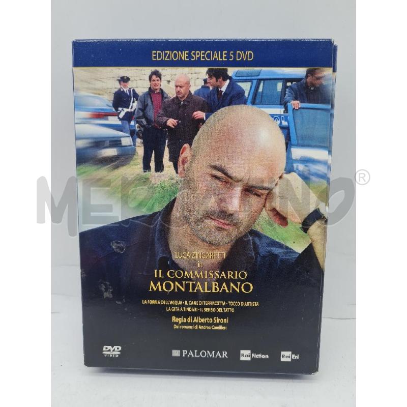 DVD COFANETTO IL COMMISSARIO MONTALBANO 5 DVD  | Mercatino dell'Usato Roma zona marconi 1