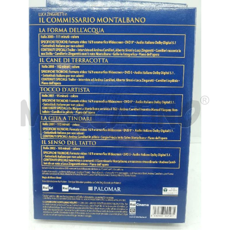 DVD COFANETTO IL COMMISSARIO MONTALBANO 5 DVD  | Mercatino dell'Usato Roma zona marconi 3