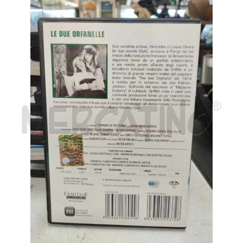DVD LE DUE ORFANELLE | Mercatino dell'Usato Roma zona marconi 2