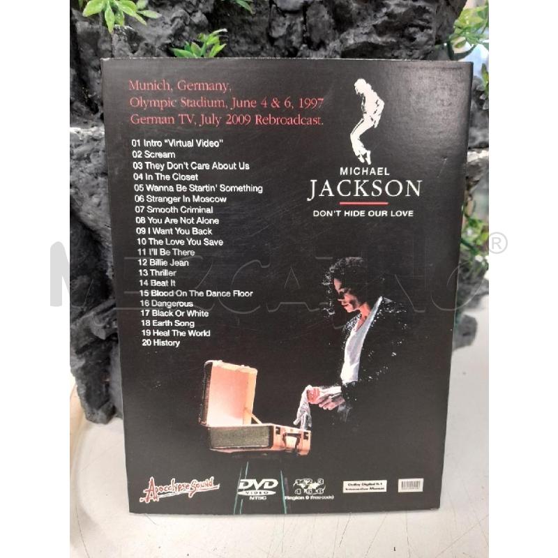 DVD MICHAEL JACKSON DON'T HIDE OUR LOVE | Mercatino dell'Usato Roma zona marconi 2