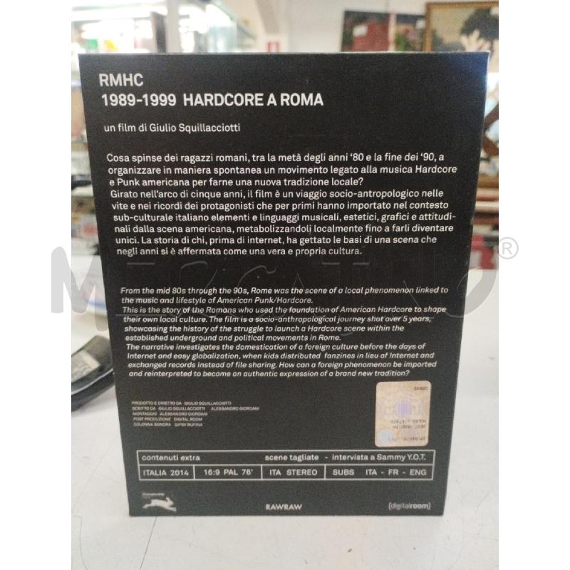 DVD RMHC 1989-1999 HARDCORE A ROMA | Mercatino dell'Usato Roma zona marconi 2