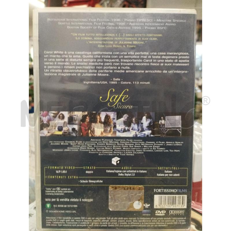 DVD SAFE SICURA | Mercatino dell'Usato Roma zona marconi 2