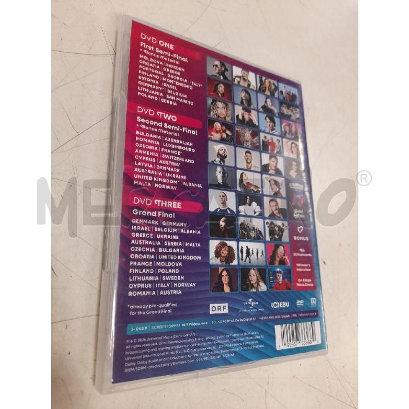 DVD VIENNA 2026 EUROVISION SONG CONTEST | Mercatino dell'Usato Roma zona marconi 2