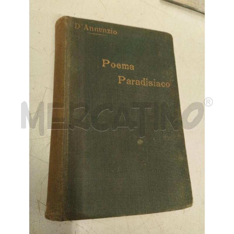 D'ANNUNZIO POEMA PARADISIACO ODI NAVALI | Mercatino dell'Usato Roma zona marconi 1