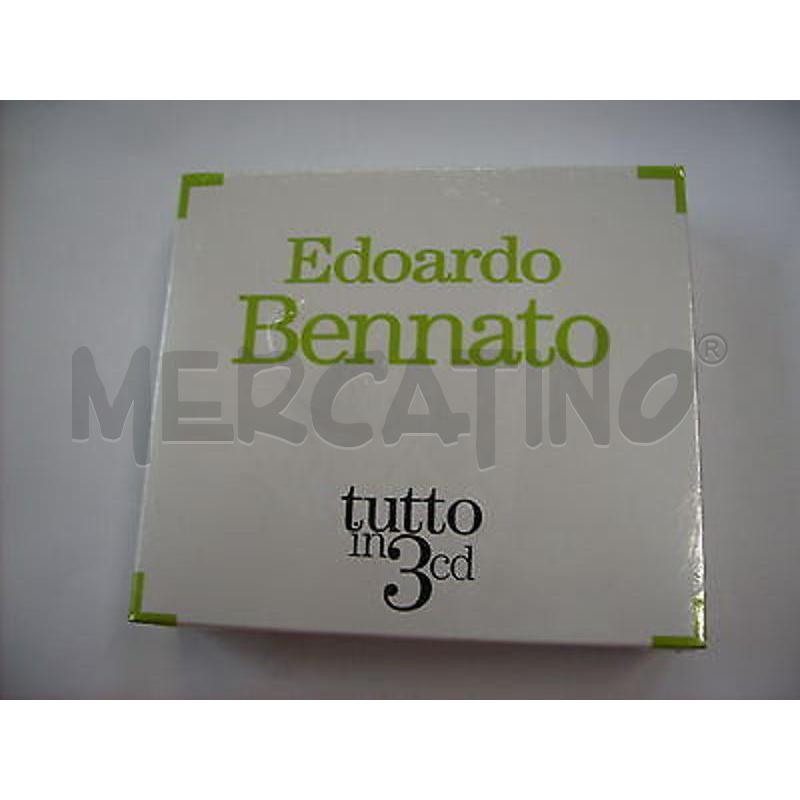 EDOARDO BENNATO - TUTTO IN 3 CD | Mercatino dell'Usato Roma zona marconi 1