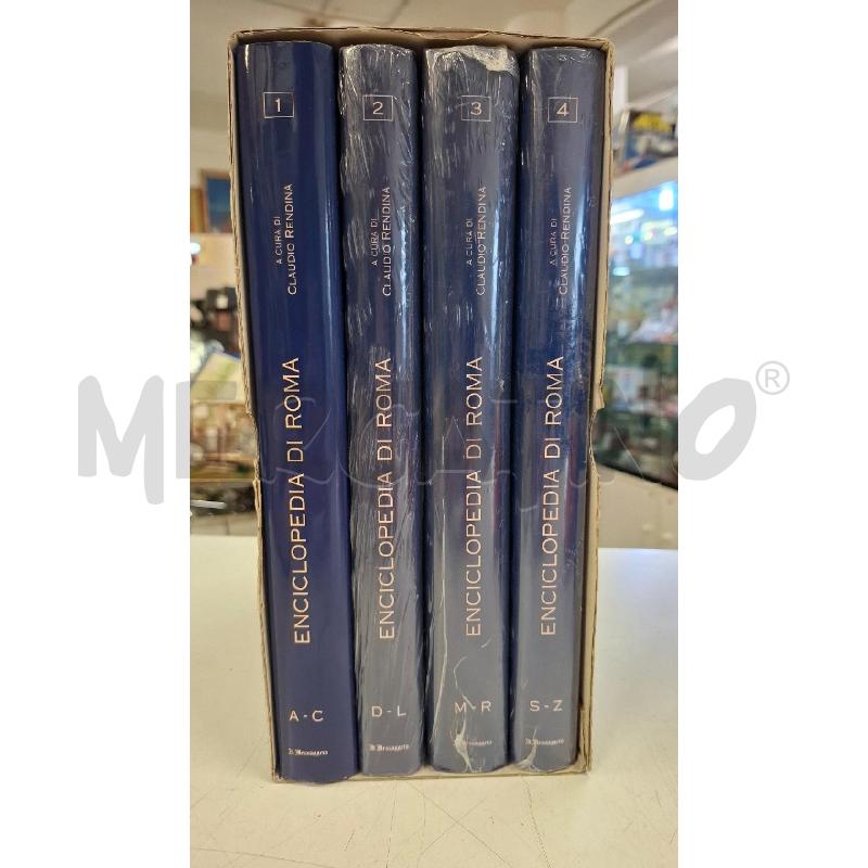 ENCICLOPEDIA DI ROMA 4 VOLUMI IL MESSAGGERO ( 3 VOLUMI SIGILLATI) | Mercatino dell'Usato Roma zona marconi 2