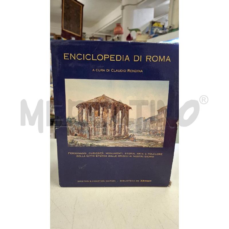 ENCICLOPEDIA DI ROMA 4 VOLUMI IL MESSAGGERO | Mercatino dell'Usato Roma zona marconi 1