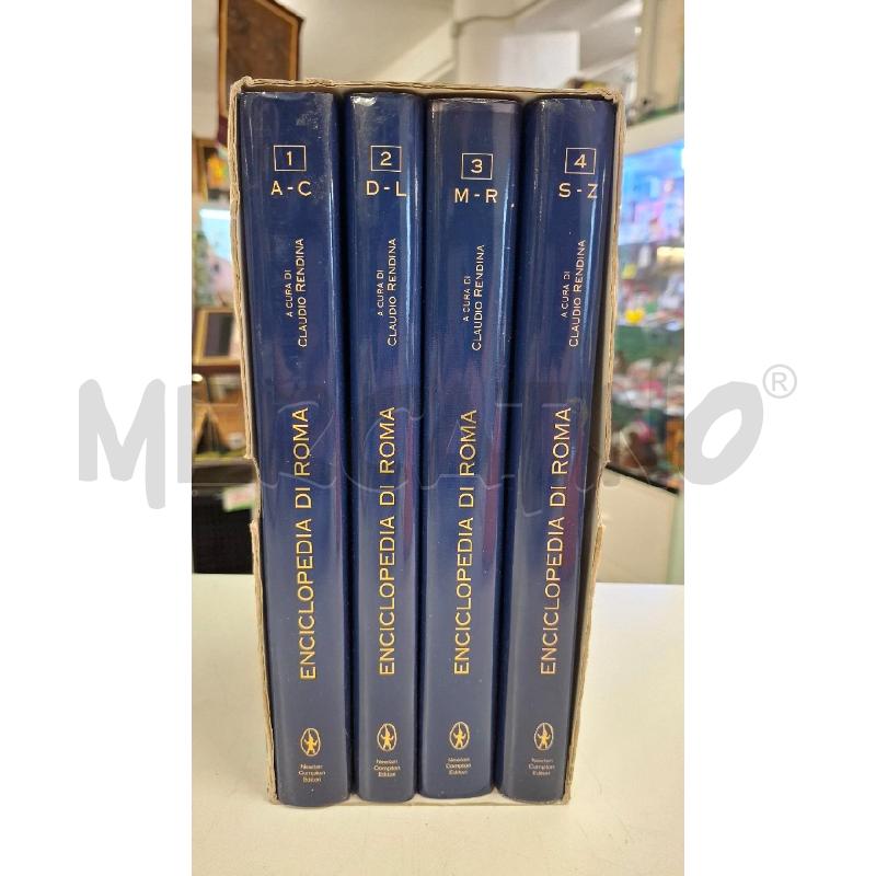 ENCICLOPEDIA DI ROMA 4 VOLUMI IL MESSAGGERO | Mercatino dell'Usato Roma zona marconi 2