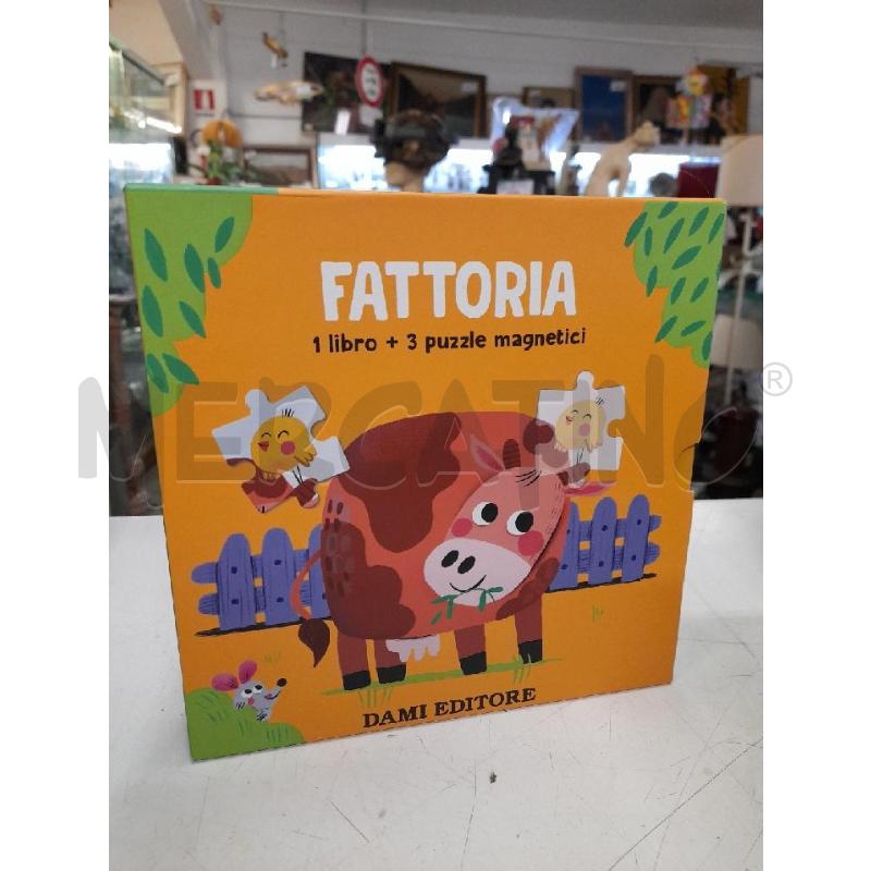 FATTORIA 1 LIBRO+3PUZZLE MAGNETICI | Mercatino dell'Usato Roma zona marconi 1