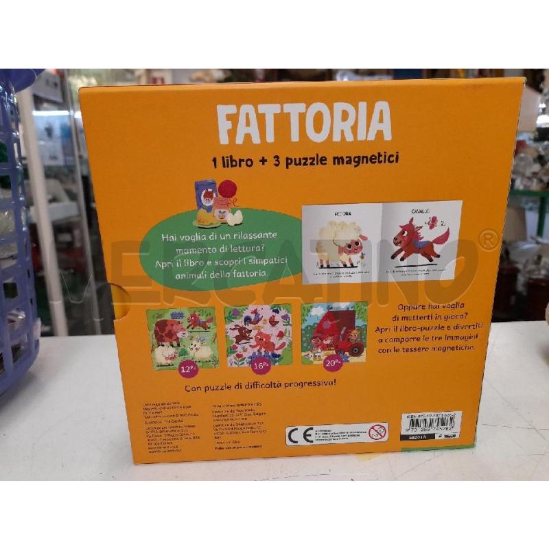 FATTORIA 1 LIBRO+3PUZZLE MAGNETICI | Mercatino dell'Usato Roma zona marconi 2