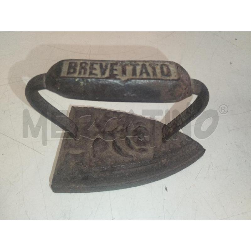 FERRO DA STIRO D'EPOCA BREVETTATO | Mercatino dell'Usato Roma zona marconi 1
