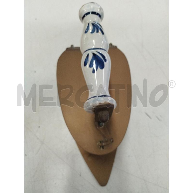 FERRO DA STIRO OTTONATO MANICO CERAMICA | Mercatino dell'Usato Roma zona marconi 3