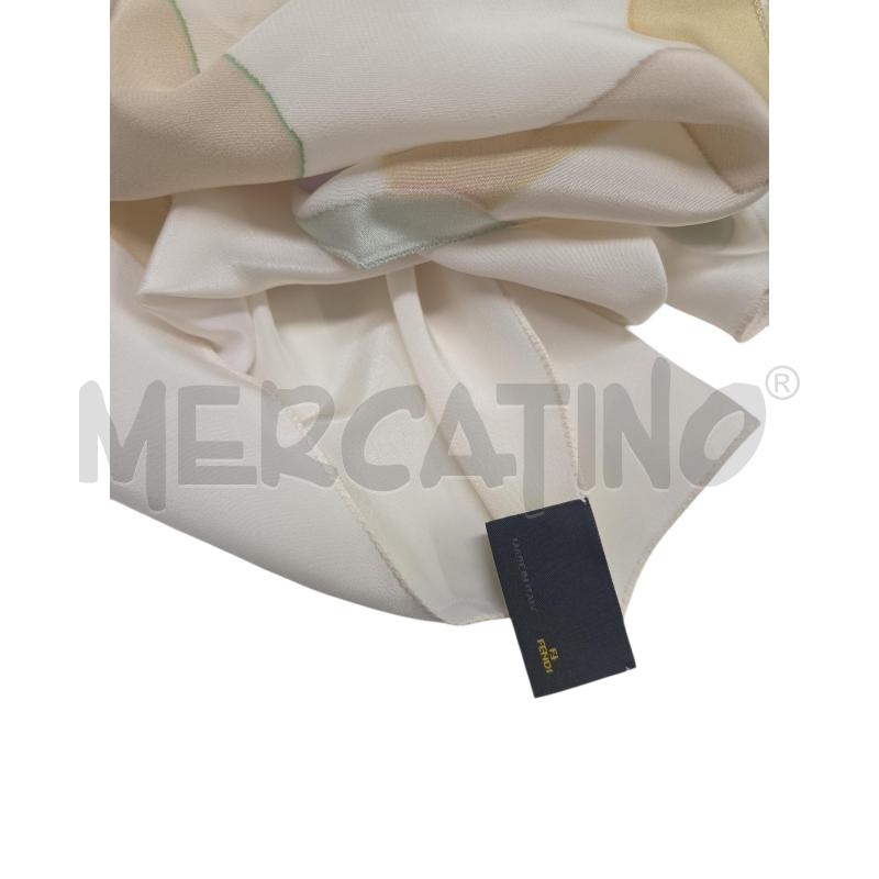 FOULARD FENDI PANNA FORME GEOMETRICHE | Mercatino dell'Usato Roma zona marconi 2