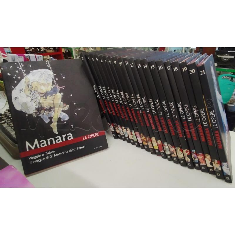 FUMETTO MANARA LE OPERE 21 VOLUMI | Mercatino dell'Usato Roma zona marconi 1