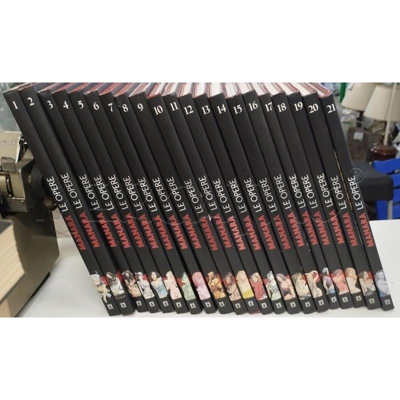 FUMETTO MANARA LE OPERE 21 VOLUMI | Mercatino dell'Usato Roma zona marconi 2