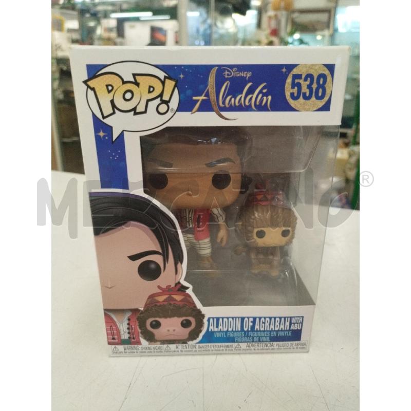 FUNKO POP ALADDIN OF AGRABAH WITH ABU | Mercatino dell'Usato Roma zona marconi 1