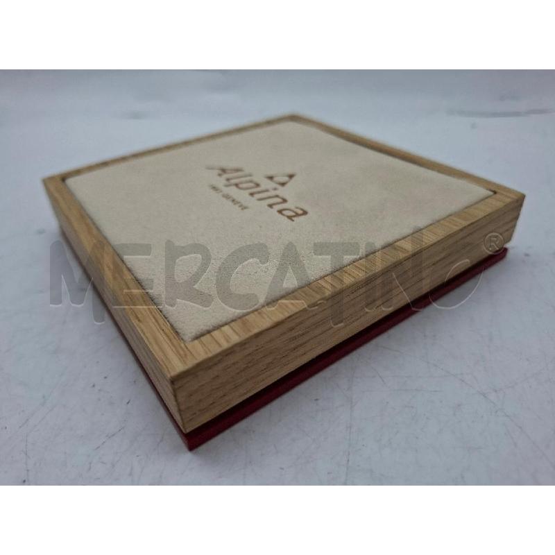 GADGET BASETTA OROLOGI ALPINA LEGNO E VELLUTO | Mercatino dell'Usato Roma zona marconi 2