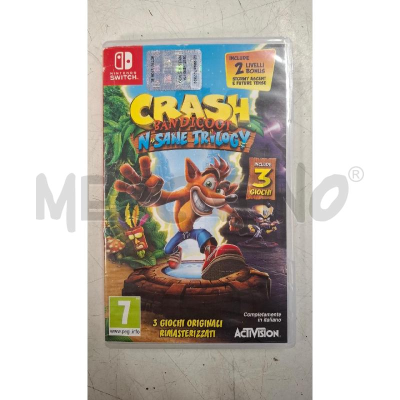 GAME NINTENDO SWITCH CRASH BANDICOOT N SANE TRILOGY | Mercatino dell'Usato Roma zona marconi 1