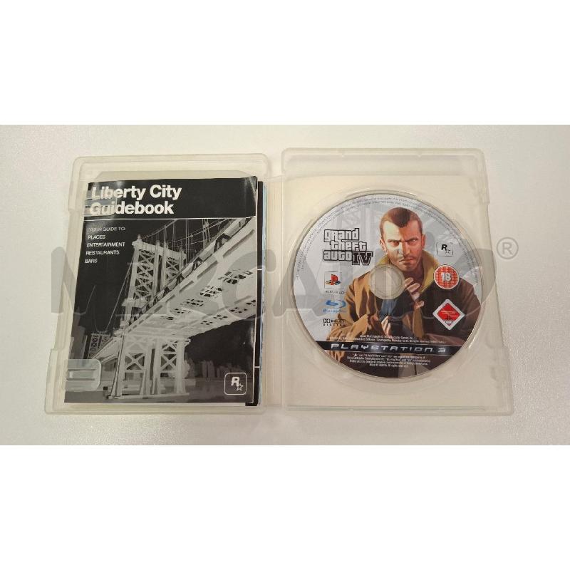 GAME PS3 GRAND THEFT AUTO IV | Mercatino dell'Usato Roma zona marconi 2