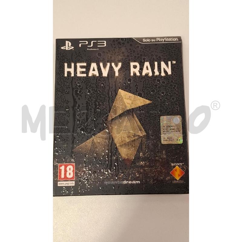 GAME PS3 HEAVY RAIN  | Mercatino dell'Usato Roma zona marconi 1