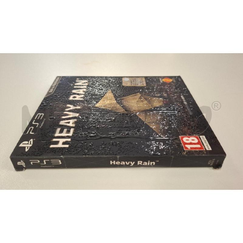 GAME PS3 HEAVY RAIN  | Mercatino dell'Usato Roma zona marconi 2