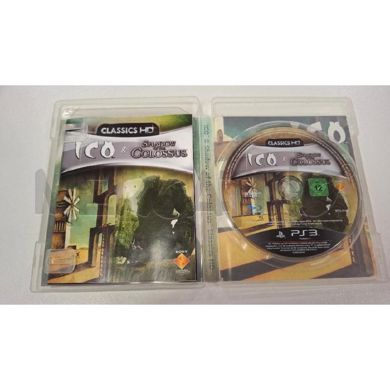 GAME PS3 ICO & SHADOW OF THE COLOSSUS | Mercatino dell'Usato Roma zona marconi 2