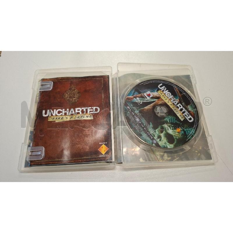 GAME PS3 UNCHARTED DRAKE'S FORTUNE  | Mercatino dell'Usato Roma zona marconi 2