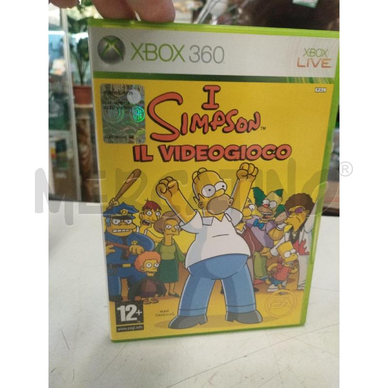 GAME XBOX360 I SIMPSON IL VIDEOGIOCO | Mercatino dell'Usato Roma zona marconi 1