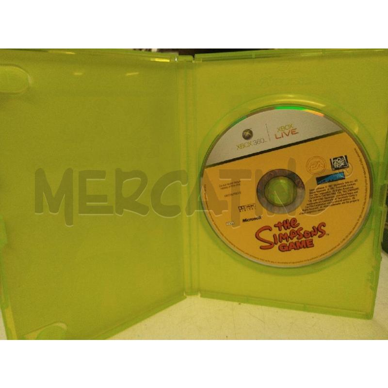 GAME XBOX360 I SIMPSON IL VIDEOGIOCO | Mercatino dell'Usato Roma zona marconi 2