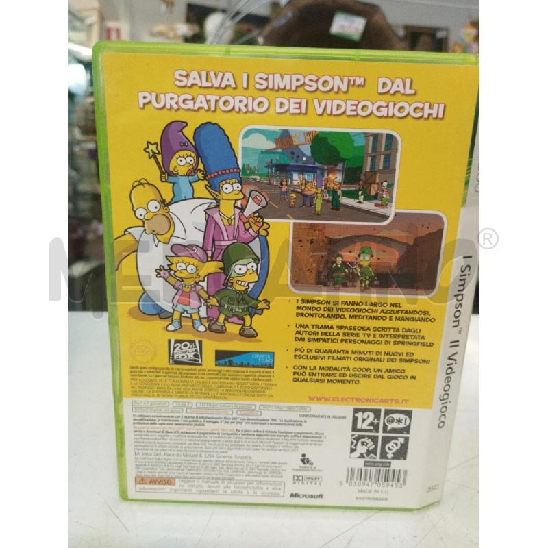 GAME XBOX360 I SIMPSON IL VIDEOGIOCO | Mercatino dell'Usato Roma zona marconi 3