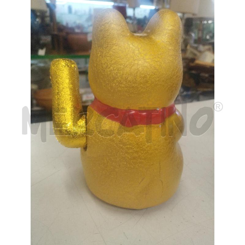 GATTO DELLA FORTUNA CHE SALUTA DORATO | Mercatino dell'Usato Roma zona marconi 2