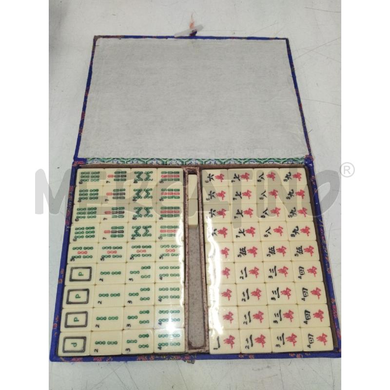 GIOCO MAHJONG CON SCATOLA BLU | Mercatino dell'Usato Roma zona marconi 1