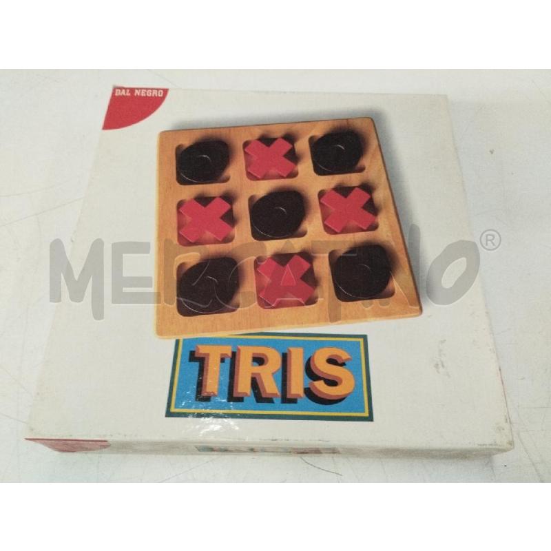 GIOCO TRIS LEGNO DAL NEGRO | Mercatino dell'Usato Roma zona marconi 1