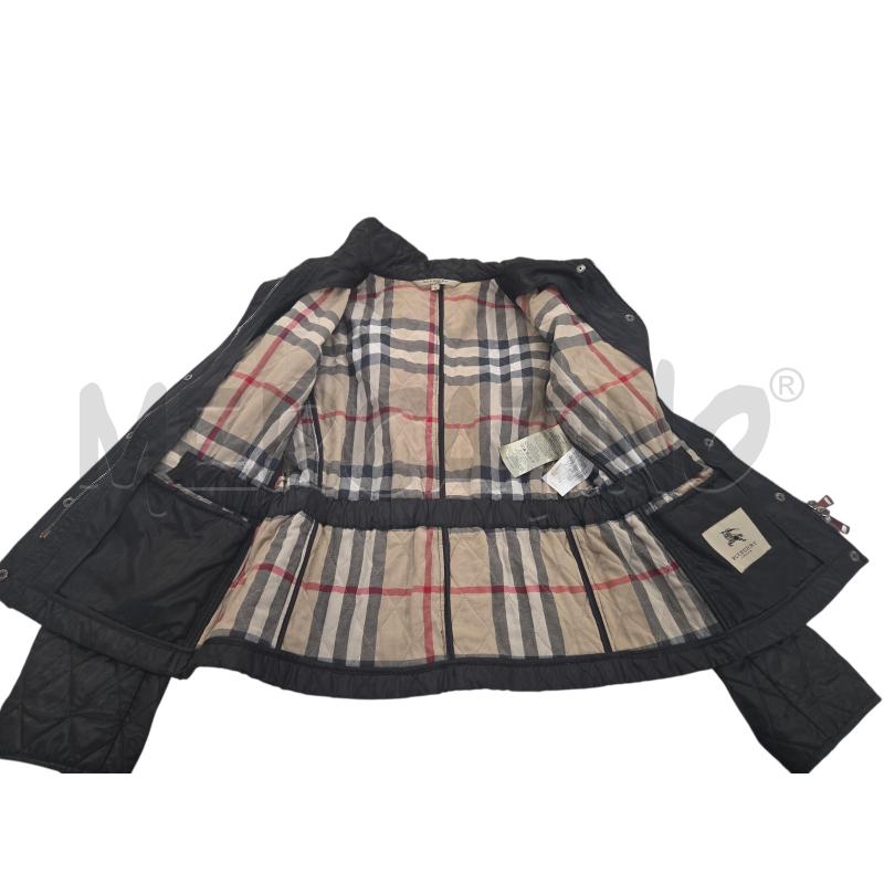 GIUBBINO D BURBERRY NERO INTERNO BEIGE | Mercatino dell'Usato Roma zona marconi 3