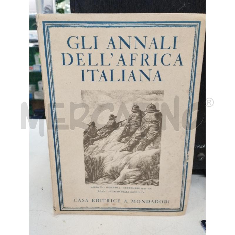 GLI ANNALI DELL'AFRICA ITALIANA VOL.3 A.MONDADORI | Mercatino dell'Usato Roma zona marconi 1
