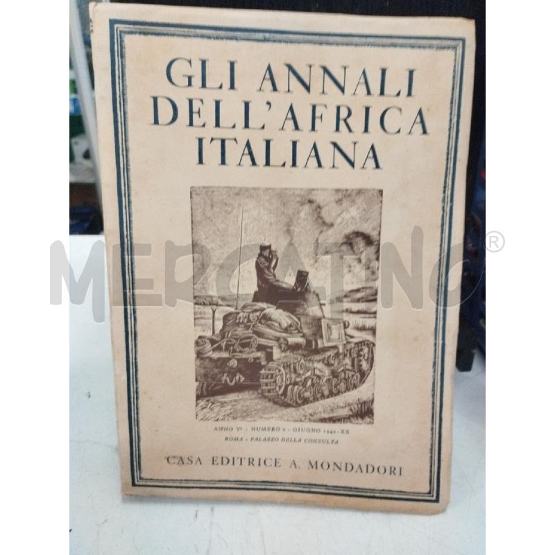 GLI ANNALI DELL'AFRICA ITALIANA VOL2 | Mercatino dell'Usato Roma zona marconi 1