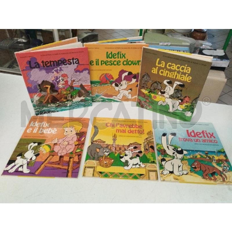 IDEFIX LA MASCOTTE DI ASTERIX E OBELIX 6 VOLUMI | Mercatino dell'Usato Roma zona marconi 4