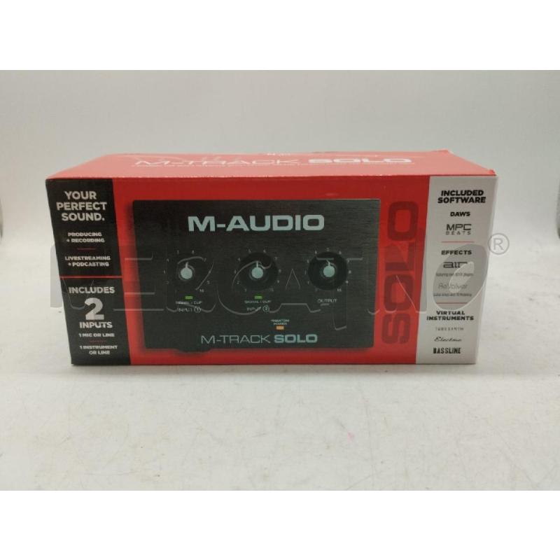INTERFACCIA M-AUDIO M-TRACK SOLO | Mercatino dell'Usato Roma zona marconi 1