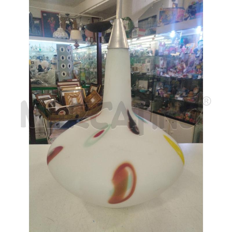 LAMPADARIO VINTAGE VETRO MACCHIE | Mercatino dell'Usato Roma zona marconi 1