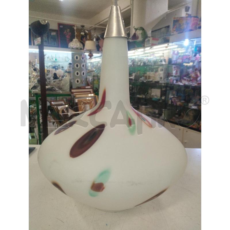 LAMPADARIO VINTAGE VETRO MACCHIE | Mercatino dell'Usato Roma zona marconi 3